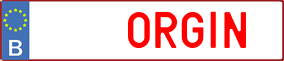 Truck License Plate